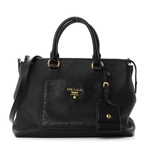 prada vitello daino beige|prada vitello daino tote black.